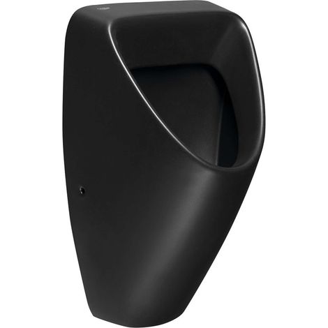 Sapho - Urinal, Wasseranschluss hinten, mattschwarz 201.701.6 (1/3)