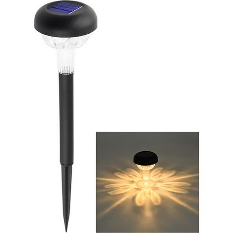 Lámpara solar para jardín, luz para caminos de jardín, luz decorativa para jardín, luz nocturna solar, resistente al agua IP55. (1/5)