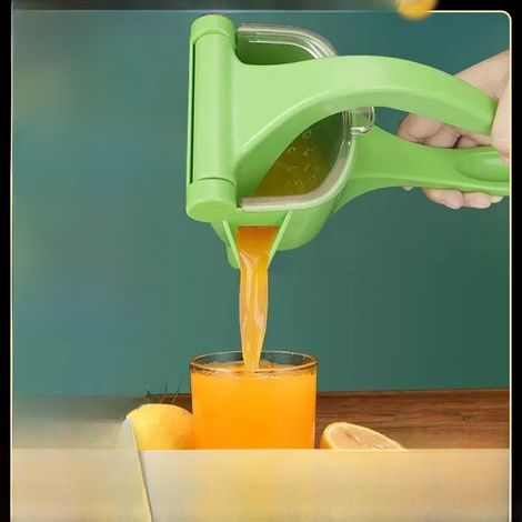 Direkt vom Hersteller: Manuelle Zitruspresse aus Edelstahl für Früchte, Zitronen und Orangen (Kunststoffpresse). (1/5)