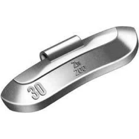 100 Masses zinc brut compatible avec jante tole 30g