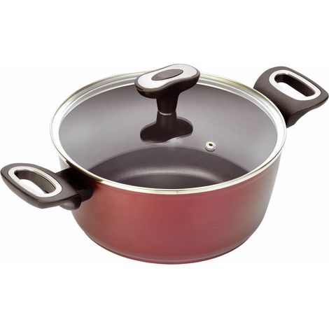 Jata CF916 - Cacerola antiadherente para inducción, de aluminio forjado, diámetro 16 cm, capacidad 1,1 litros (1/5)