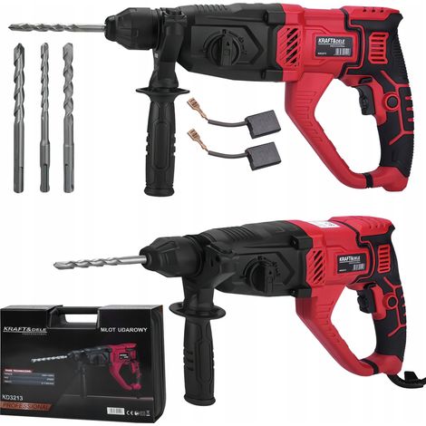 Taladro percutor 3 en 1 Kraft&Dele de 2700 W, 230 V, SDS-plus y 1150 RPM (1/5)