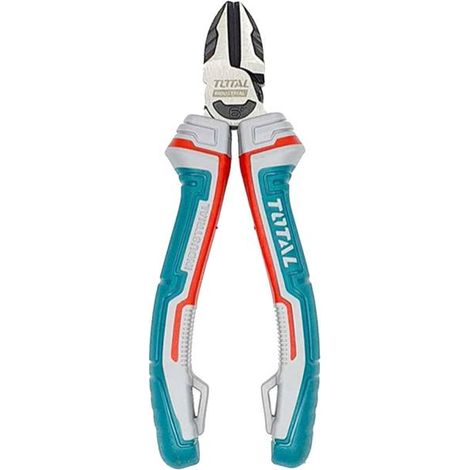 Alicates de corte lateral TOTAL, industriales, 160 mm, CrV THT230606S