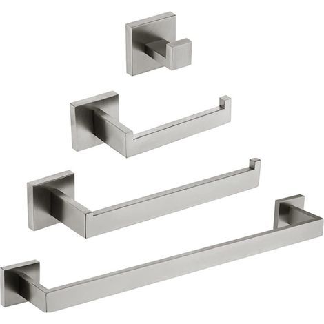 Badezimmer-Armaturenset (Silber)