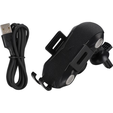 Support de Voiture Chargeur Rapide Sans Fil pour iPhone Android Appareils Compatibles QI (1/5)