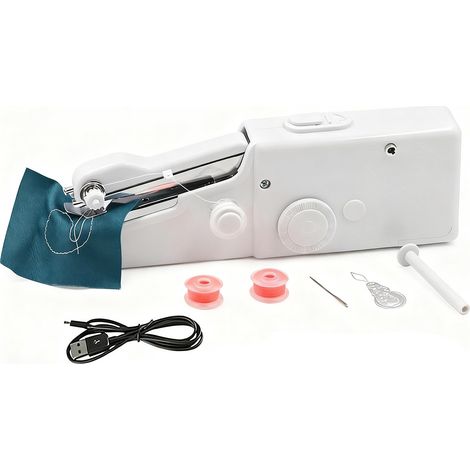 Machine à coudre portable mini, outil de couture portable pour débutants, idéale pour la maison ou les voyages.