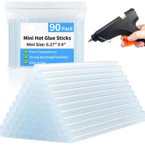 Bâtonnets De Colle Mini - Petits Bâtonnets De Colle Thermo Fusible - 90 (1/5)