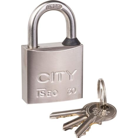 Cadenas City 45 Nickele Satineanse Inox 3 Cles Varie (1/2)
