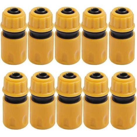 Embout Tuyau D'arrosage 10pcs, Raccord Tuyau D'arrosage, Jardin en Plastique Raccords d'Arrosage Rapides, Raccord Arrosage, Embout Arrosage, Raccord Tuyau, Jardin Raccords d'Arrosage Rapides