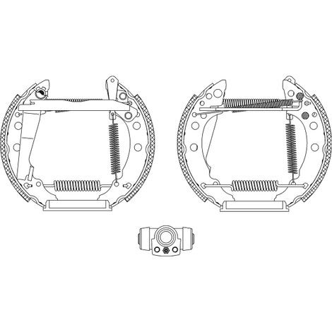 Jeu de mâchoires de frein Textar 84018202 AUDI 171609525A 171609526A 171609527F