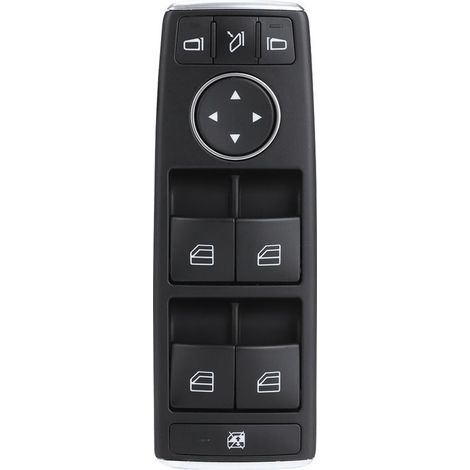 Interrupteur de fenêtre électrique, interrupteur d'alimentation noir avant gauche haute sensibilité résistant à l'abrasion 2128208310 pour accessoire de voiture (1/5)