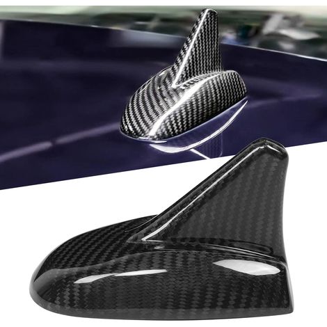 Cache d'antenne aileron de requin en fibre de carbone sèche pour toit de voiture, compatible avec Maserati Quattroporte/Ghibli 2013-2020 (1/5)