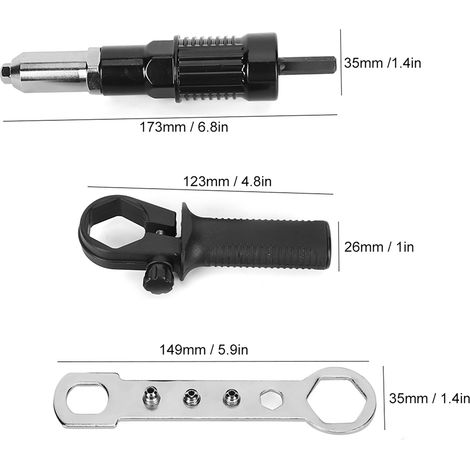 Kit adaptateur pour pistolet à rivets électriques (1/5)