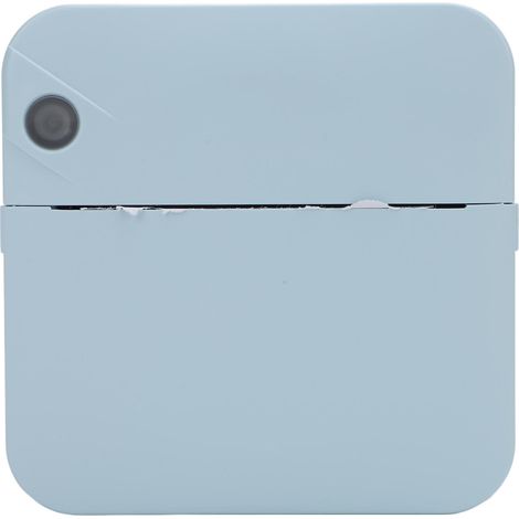 Petite imprimante de poche Bluetooth avec application, impression noir et blanc, imprimante thermique portable pour étudiants, étiquettes bleues pour photos et questions incorrectes (1/5)