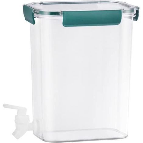 Cold Water Kettle grande capacité épaississeur robinet scellé de bois de stockage pour cuisine (Verde-4.5l) (1/5)