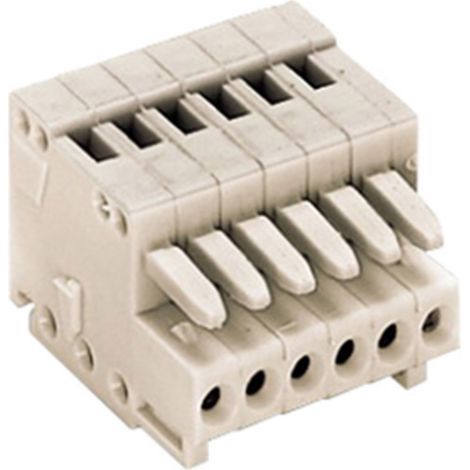 WAGO Buchsengehäuse-Kabel 733 Polzahl Gesamt 3 Rastermaß: 2.50 mm 733-103 1 St.