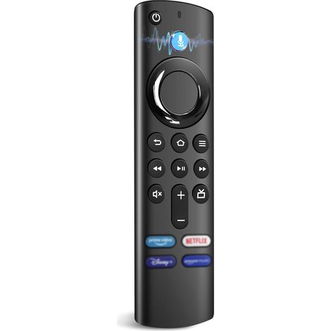 Ersatz-Sprachfernbedienung der 3. Generation, anwendbare AMZ-F-ire TV-Stick-Ersatzfernbedienung mit Sprachfunktion, geeignet für Smart TV Stick 2. Generation & 3. Generation & 4K & Lite (1/5)