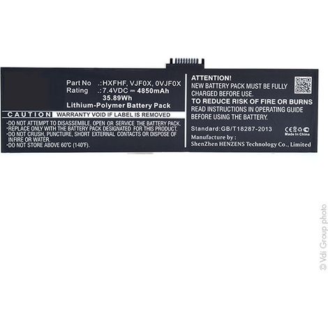 NX - Batterie tablette 7.4V 4850mAh - 0VJF0XHXFHFVJF0X (1/3)
