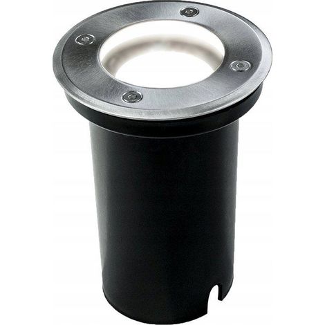 Ecolight2 LED-Einbauleuchte Edelstahl 108 mm Durchmesser