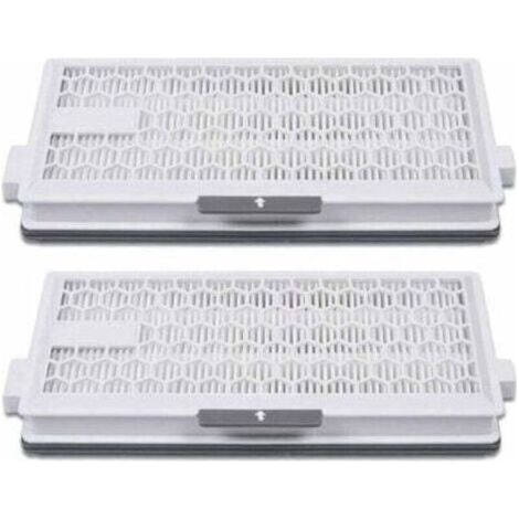 2er-Pack Airclean Plus 50 HEPA-Filter für Miele Complete C3 Powerline Staubsauger, S8340, Air Clean SF-HA 50 für Complete C2 C3 Compact C1 C2-2, 2er-Pack Ersatzteile (1/4)