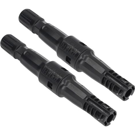 Photovoltaik-Solarstecker, Solar-Sicherungshalter, 1500V PV-Solar-Sicherungsstecker PPO, verschleißfestes Gehäuse, IP68 wasserdicht, Solarmodulteile, 2 Stück (10A) (1/5)