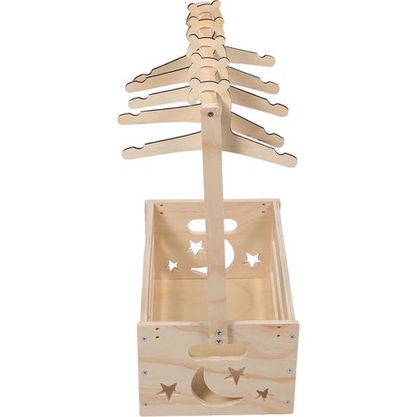 Caisse de Rangement avec Poignée pour Vêtements en Bois D’garçon et Filles (1/5)