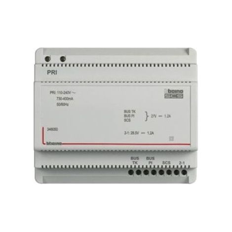 BTICINO 346050 - Alimentatore BUS-SCS per impianti audio e video 2 fili