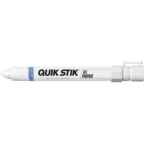 Markal Quik Stik Pennarello bianco compatto 115 mm