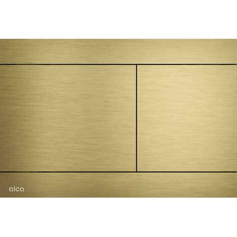 Alca Flat - WC-Betätigungsplatte, Gold gebürstet FUN-G-B (1/3)