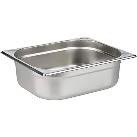 Contenitore APS GN 1/2 in acciaio inox 18/10, profondità 150 mm, capacità 9,50 litri (1/4)