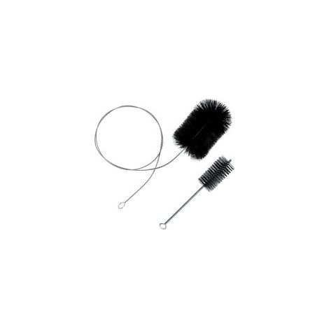 Set mit 2 Ofenrohrbürsten, Stahldraht-Reinigungsbürsten, flexibles Kanalreinigungsset für Lüftungskanäle, Schornsteinreinigungsset, flexible Schornsteinkehrbürsten (1/5)