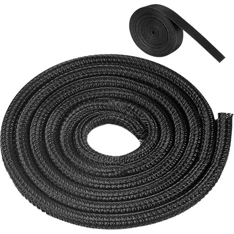 Tuyau de câble 6M - 9mm, protection de câble à fermeture automatique, gaine thermorétractable 1M, pour câbles de chargement, vélos et voitures (1/5)