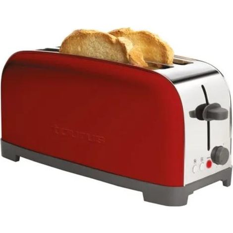 Taurus Vintage Rot Toaster 1400W Retro Design (1/3)