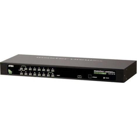 Switch KVM Aten CS1316-AT-G a 16 porte per montaggio su rack, colore nero. (1/5)