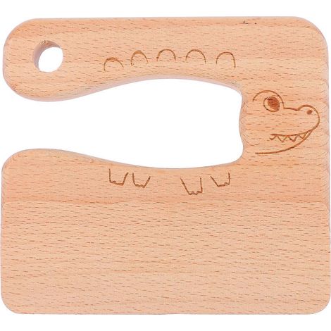 1 couteau créatif et sécuritaire pour tout-petits, coupe-légumes et fruits, outils de cuisine pour enfants-10.5X9.5CM