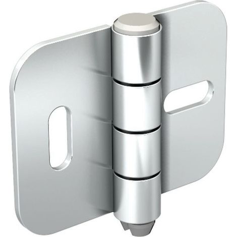 Charnière en acier zingué axe de 8 mm dimension 65x50 mm (1/2)
