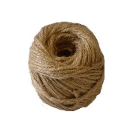 Ficelle jute - Pelote 200 g - 0,6 mm - Blanc - Garantie 2 ans