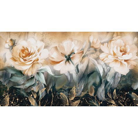 Papier peint panoramique - Fleurs - 130 cm x 70 cm (1/2)