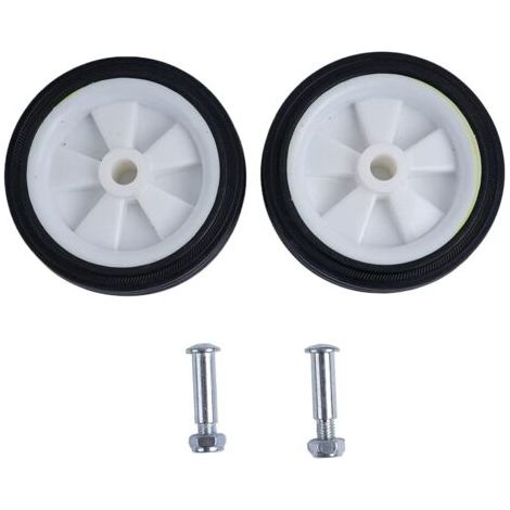 Beijiyi – Lot de 2 roulettes pour compresseurs d'air – Roues 15,7 cm silencieuses et antidérapantes – Absorption des chocs – Pour pompes à air