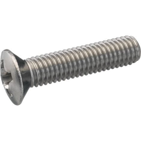Vis à métaux M5x40 DIN 966, cône A2, lot de 10 (1/3)