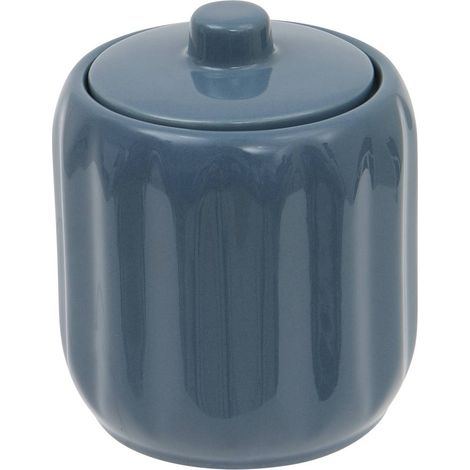 Vaso per cotone colorama in ceramica, diametro 12,5 cm, blu - 5five (1/2)