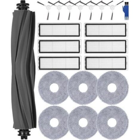 Kit accessoires pour Dreame L10s Ultra, L10 Ultra Aspirateur,1 Brosse Principale,6 Filtres HEPA,6 Chiffon,7 Brosses Latérales, Pi (1/5)