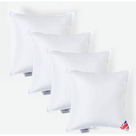 HOMESCAPES 4er-Set Füllkissen 45 x 45 cm – Kissenfüllung Super-Mikrofaser (1/5)