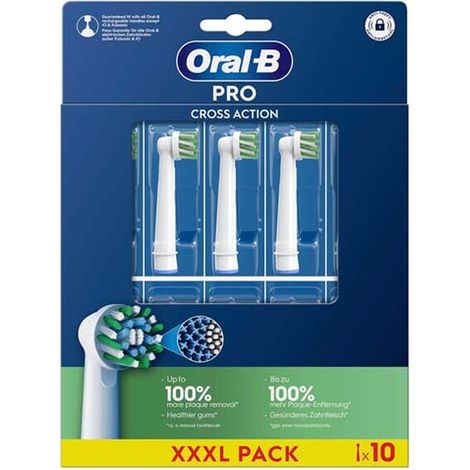 Oral-B Pro Cross Action Aufsteckbürsten 10er