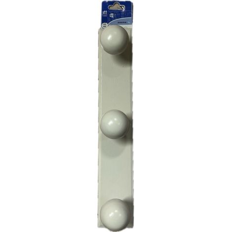 ORECA - APPENDIABITI LEGNO BIANCO 3 POSTI