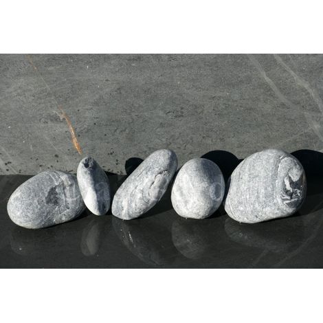 Gros Galet GRIS Venturé 100-200 - pack 5 Galet