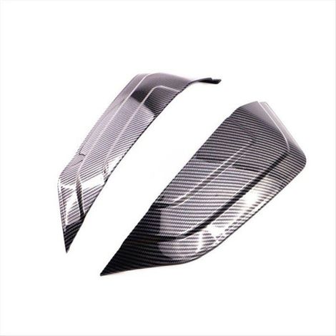 1 Paire Déflecteur d'Air, Carénage Latéral Plastique, Motif Fibre de Carbone, Protection Jambes pour XMAX 300 2017-2025 (1/5)