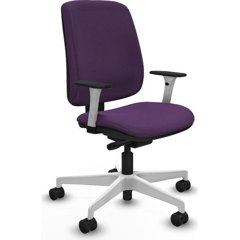 Sedia da ufficio piqueras y crespo Alares bianco schiuma imbottita (1/2)