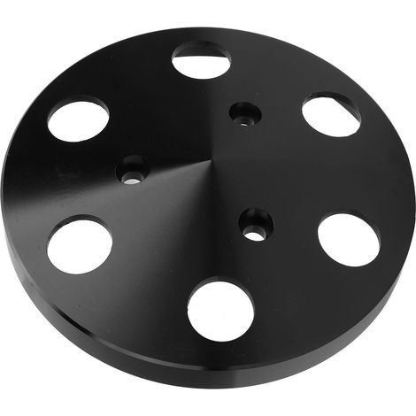 Couvercle de poulie d'embrayage de compresseur AC, en alliage d'aluminium, haute résistance, antirouille, pour compresseurs Sanden 508 SD5, noir (1/5)
