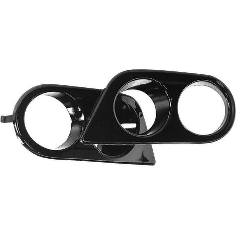Cache antibrouillard pour BMW E46 M3 2001-2006 - Kit d'accessoires de pare-chocs avant noir brillant